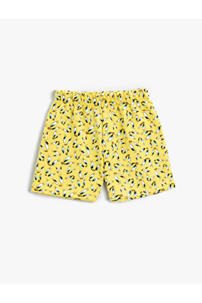 Koton Κοριτσίστικα σορτς και βερμούδες με κίτρινο σχέδιο 2SKG40006AK