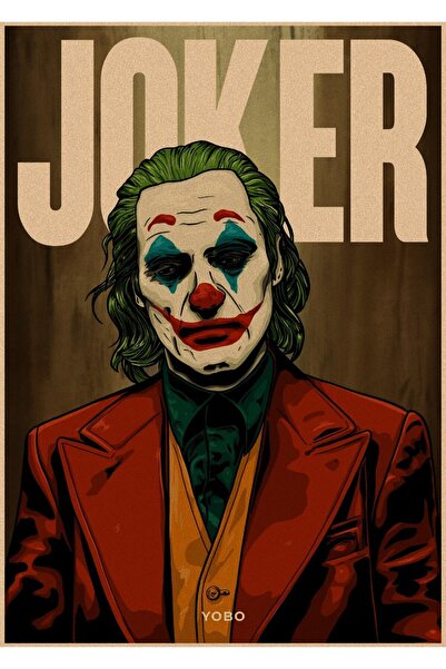 Caph Design Joker Vintage Kraft Poster - 33x48cm