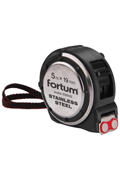 FORTUM extendable tape measure, 4780105, class II, rubber