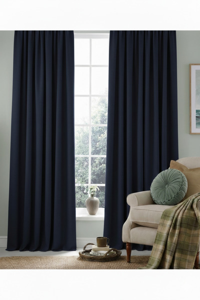 NS Ehli Tacir ستارة شمسية للتعتيم الحراري باللون الأزرق الداكن - مقاومة للضوء...