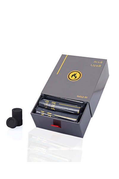 AL-SALMAN فحم العرب ميكرو 80 قرصًا حل فحم موثوق به لمحبي البخور والعود والبخور