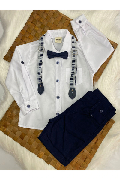 BİGÜMEX DEVOJČIČKO TAMNOMOŽDAVNO ODELJE OD 4 DELA SA LEPTIR MAŠOM