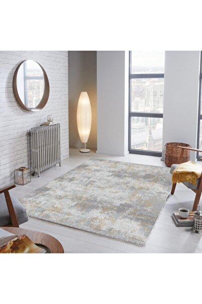 Halı Home Halı Blossom Koleksiyonu 13408 Gri Saçaklı Halı