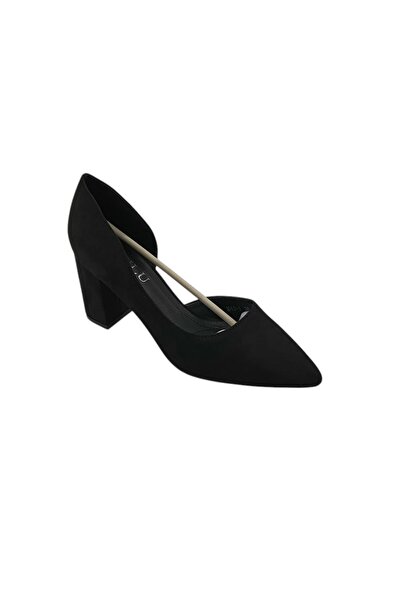 Lulu Pantofi damă 36, material textil, negru