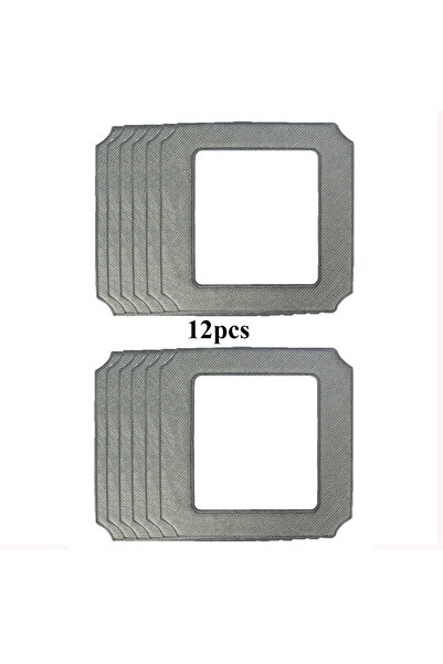Choice 12 قطعة قماش من الألياف الدقيقة بمقاس 24 × 24 سم لتنظيف النوافذ باستخد...