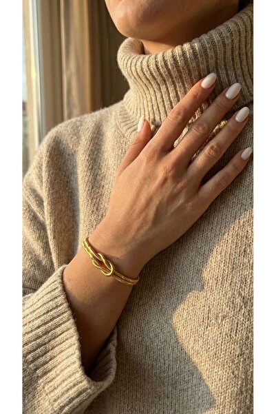 FerizZ Altın Kaplama İmitasyon Aşk Düğümü Ajda Model Bilezik BLZ-3120