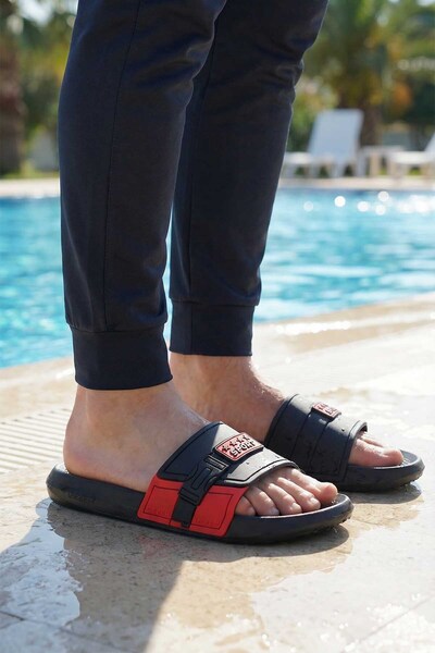 GEZER Sport Men's Summer PU Wet Ground Suitable Daily Home Bathroom Garden Po...