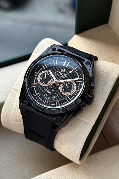 Homies ساعة يد رجالية أصلية تعمل بالكامل مع صندوق هدايا وسوار هدية.HM87735336Y