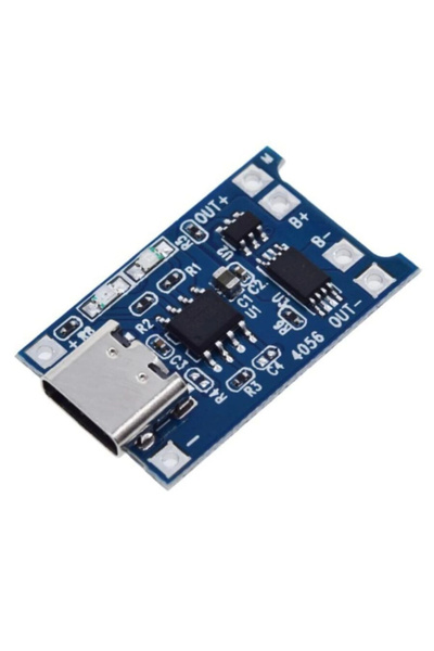 Genel Markalar TP4056 Korumalı Lityum Pil Şarj Devresi Type C Usb Batarya