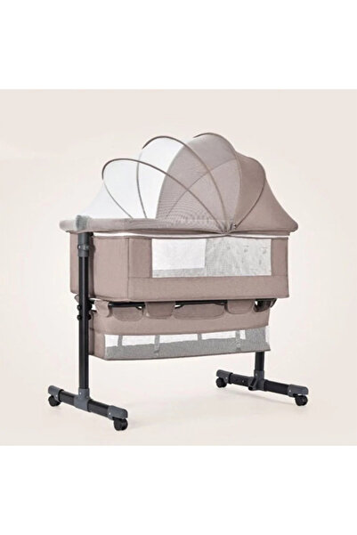 Generic Luxury Bedside Crib with Adjustable Height Crib with Mattress