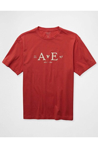 AMERICAN EAGLE AE Short-Sleeve Dip-Dye Graphic T-Shirt