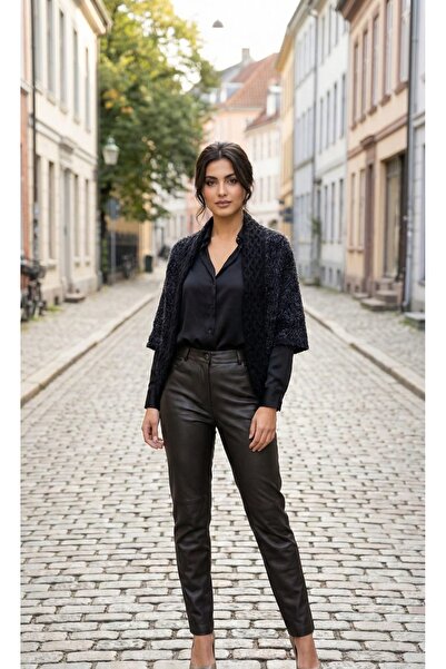 LAGRANZE Πλεκτό Πόντσο Εκλεκτής Κομψότητας