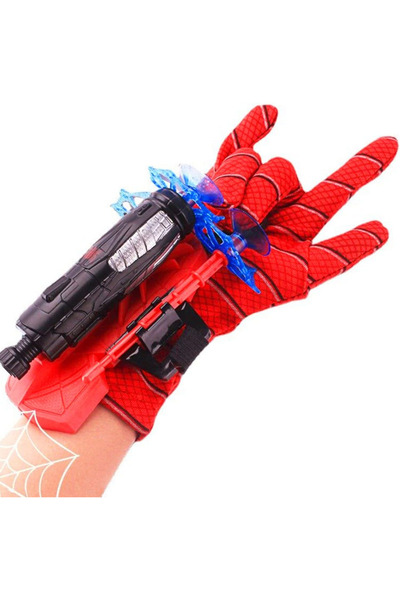 Generic قفازات سبايدرمان النهائية مع قاذفة الأقراص