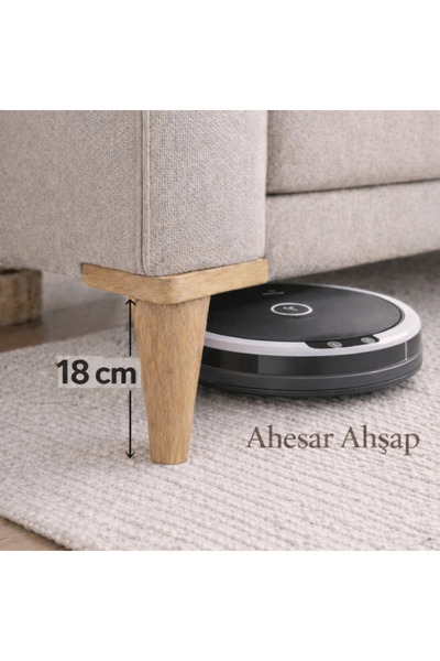 AHESAR TİCARET Mobilya Koltuk18 cm Tv ünitesi dolap ayakları Mobilya Ayakları...