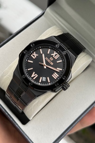 Homies Men's Wrist Watch - Original Works All Functions, Bracelet Box with Gift Hm 132410