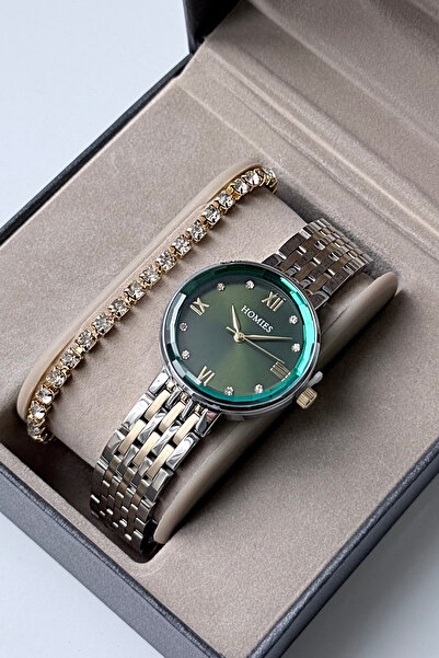 Homies KADIN KOL SAATİ ORJİNAL HEDİYELİK KUTUSU VE BİLEKLİK HEDİYELİ.HM2187S1...