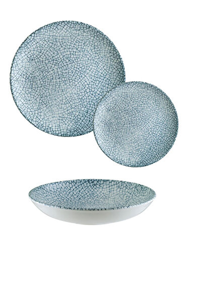 Bonna MitoDenim 18 Parça 6 Kişilik Yemek Seti (Büyük)