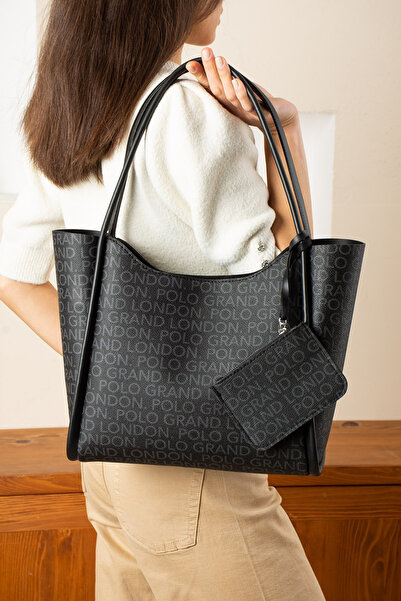 POLOGRAND London Original Women's Large Volume Luxury Soft Leather Double Han...