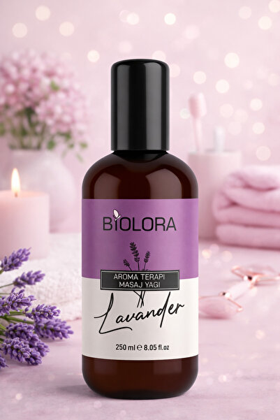 Biolora Lavanta Aromaterapi Vücut Masaj & Spa Yağı 250ml.