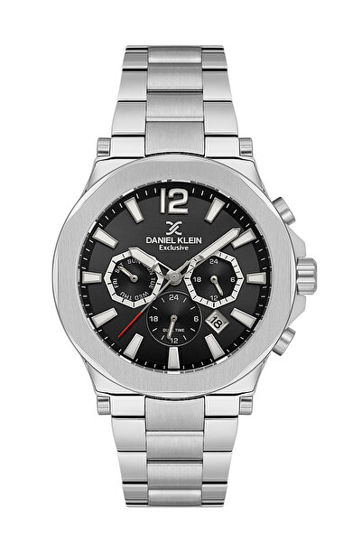 Daniel Klein Exclusive Silver Stainless Steel Watch for Men DK.1.14216-1