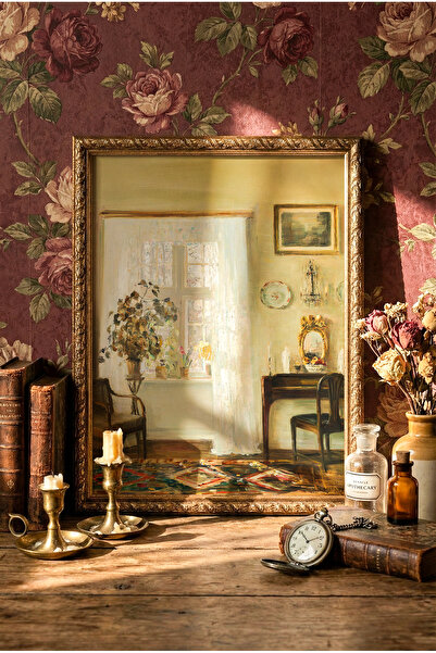 epiqart Rustik Oda - Vintage Desenli Çerçeve