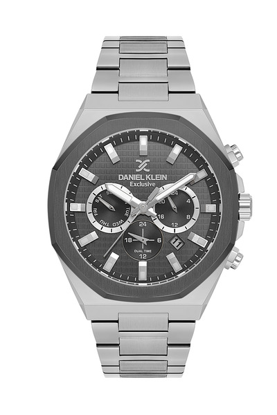 Daniel Klein Exclusive Silver Stainless Steel Watch for Men DK.1.14218-5