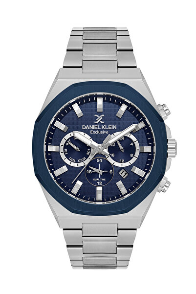 Daniel Klein Exclusive Silver Stainless Steel Watch for Men DK.1.14218-3