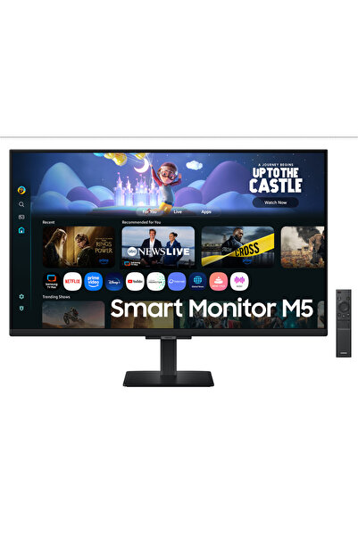 Samsung 32" Full HD Yüksek Çözünürlüklü Akıllı Monitör Tizen TV Uygulamalı ve...