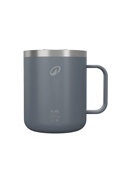 Decathlon Quechua Paslanmaz Çelik Termos Bardak - Gri - 0,35 L - 900