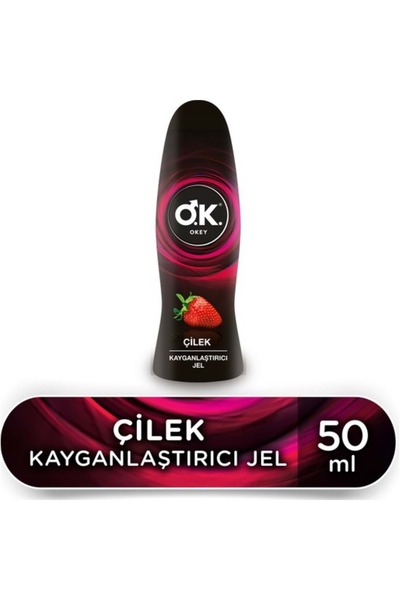 Okey Çilek Kayganlaştırıcı Jel 50 Ml