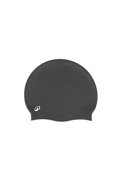Decathlon Rainy and Cloudless Silicone Swimming Cap - Black - Uni