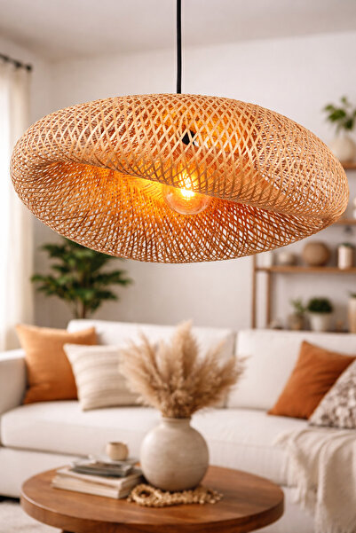 Forever Aydınlatma FRV-20 Modern Bambu, Model Yatak Odası, Salon, Mutfak Otur...