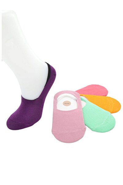 Flora Σετ 5 γυναικείες πολύχρωμες κλασικές κάλτσες μπαλαρίνας (36-41)