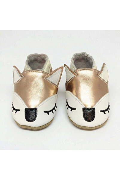 Kidohug Papuci de interior pentru fete, Botosei Piele naturala, Talpa flexibi...