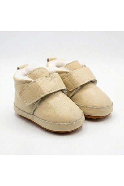 Kidohug Papuci de interior pentru fete, Botosei Piele naturala, Talpa flexibi...