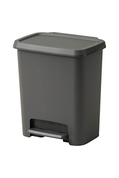 IKEA KNÖCKLA ÇÖP KUTUSU, Koyu Gri, 25 lt, BÜYÜK BOY ÇÖP KUTUSU HACİM 25 LT