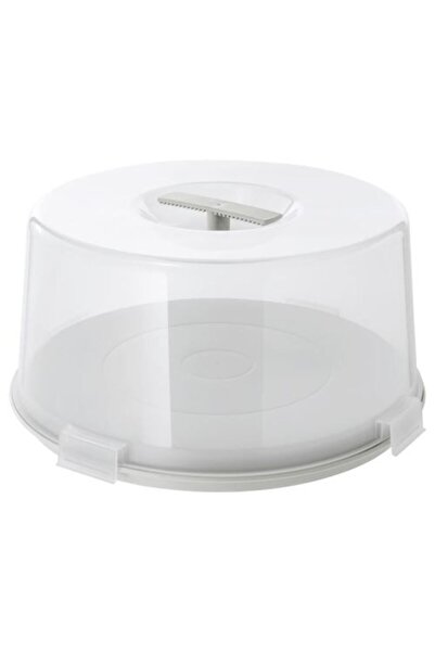 IKEA Krıspıg Kek Fanusu, Şeffaf 36 cm Kek Pasta Taşıyıcı