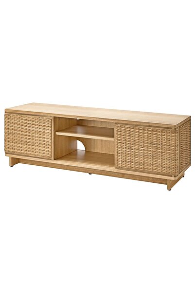 IKEA Tv Sehpası, Rattan, 157x41x49 cm