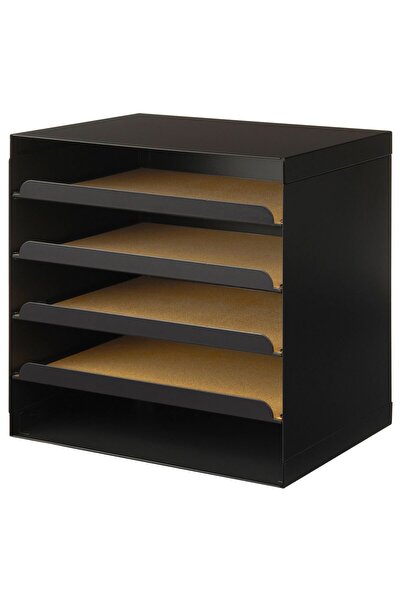 IKEA Evrak Rafı, Antrasit, Genişlik: 32 cm  Derinlik: 25 cm  Yükseklik: 32 cm