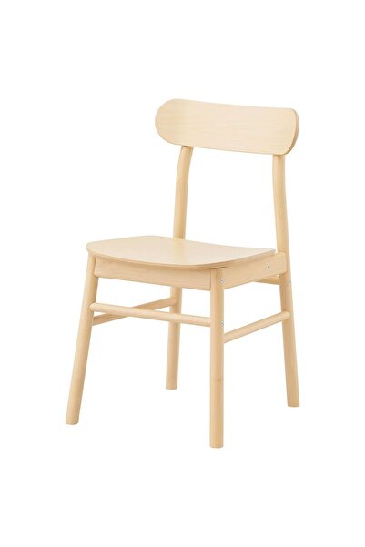 IKEA RÖNNINGE Ahşap Sandalye, Huş Naturel Renk 1 Adet