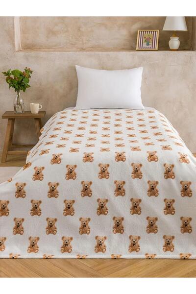 LC Waikiki Lcw Bear Teddy Printed Single Blanket 150X220 cm (W5)