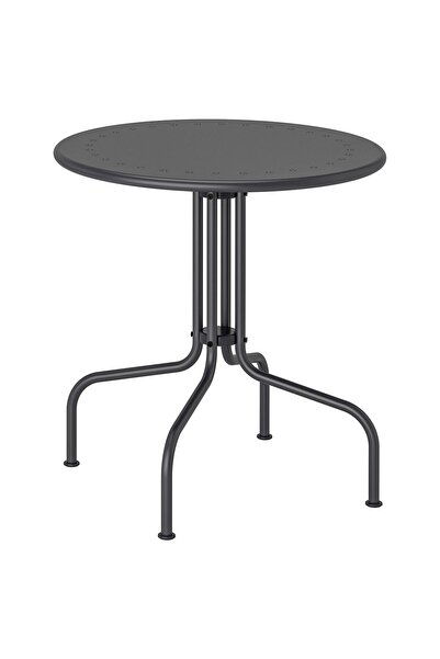 IKEA Lackö Balkon-mutfak Masası,koyu Gri, 70 Cm, 2-4 Kişilik