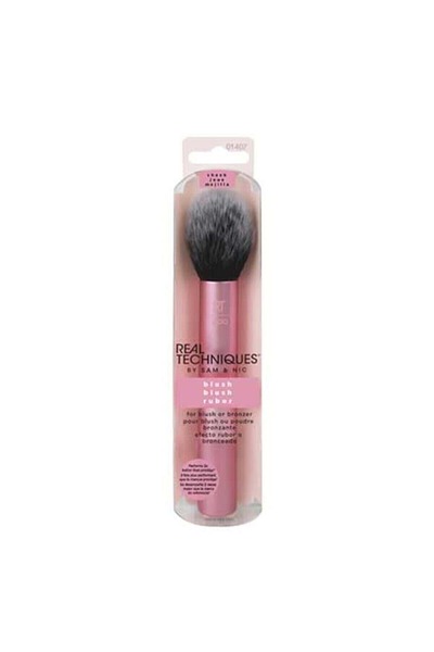 Real Techniques Pensula pentru blush cu peri sintetici moi, pensula pentru bl...