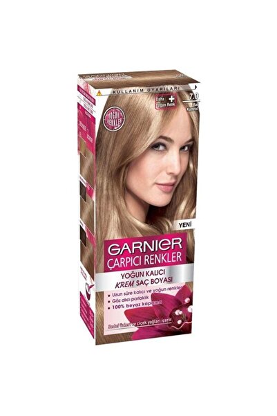 Garnier Çarpıcı Renkler Krem Saç Boyası 7.0 Bal Kumral