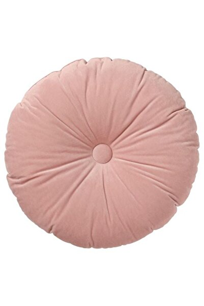 IKEA Yuvarlak Kırlent-Minder 40 cm Açık Pembe Renk Yuvarlak Kırlent 360 G