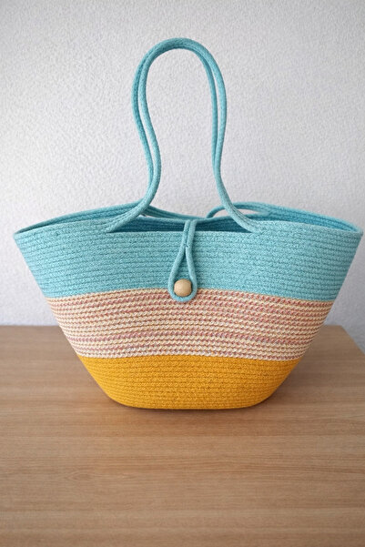 Naspar Кольорова богемська сумка / Пляжна сумка / Ручна сумка через плече / С...