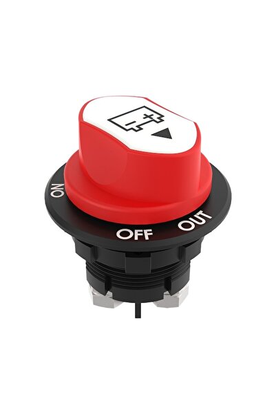Aksa 12V-24V Devre Kesici Pls Mini Marin Tipi Çevirmeli On-Off-Out - 06-027