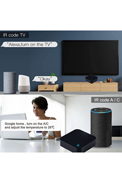 FRAMMINO Telecomandă inteligentă universală, WiFi + IR + RF, aplicație Tuya Smart /Smart Life, compatibilă cu Alexa și Google