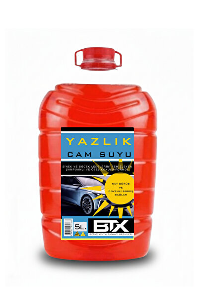 Betax Parfümlü Yazlık Oto Cam Suyu 5 Lt