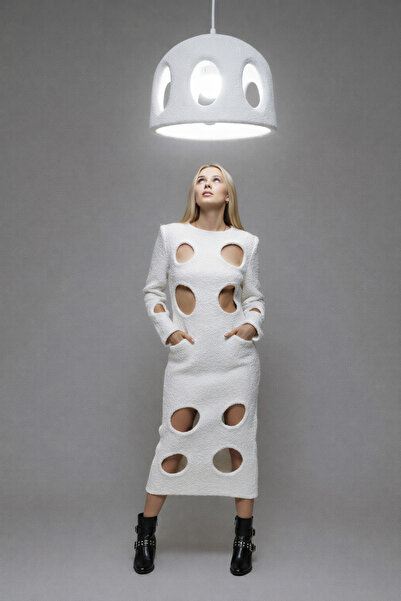 ZORO Modern Beton Dokulu Sarkıt Avize E27 Duy Minimal Salon Mutfak